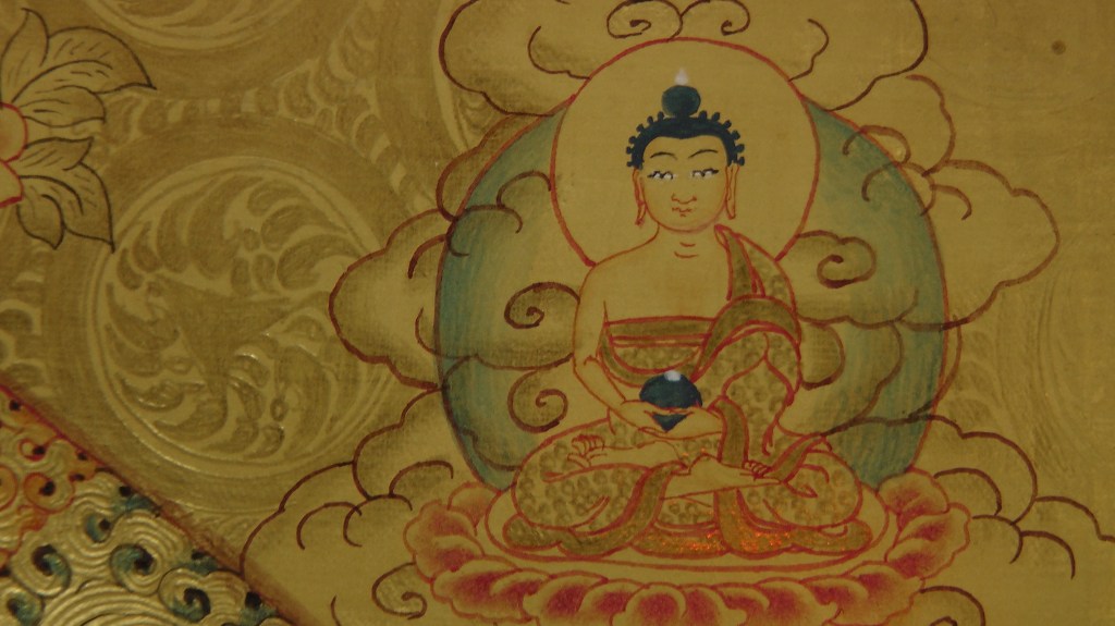 Master work from Lama Thangka Painting School in Bhaktapur
