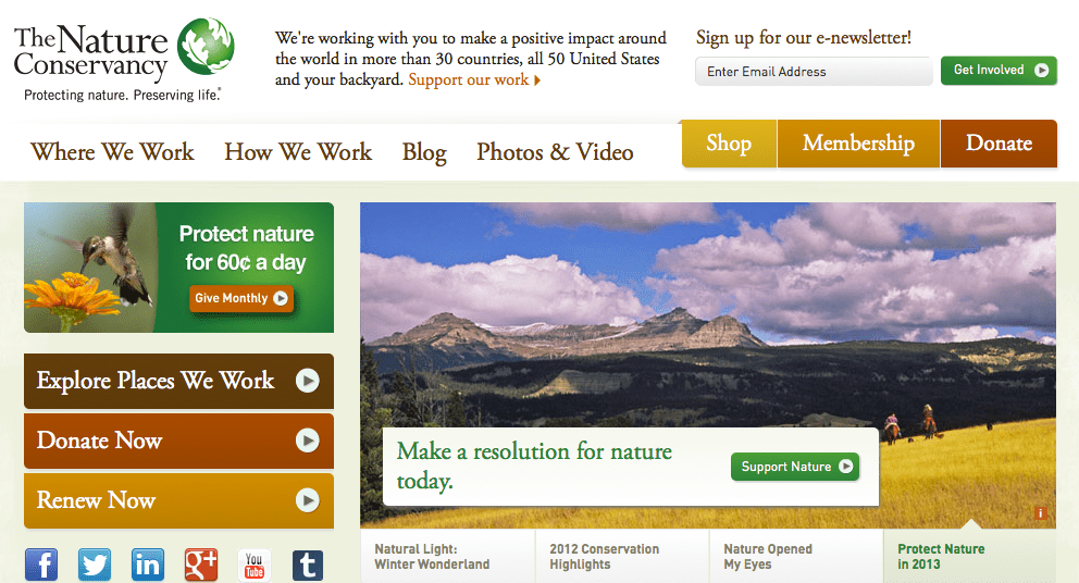 the nature conservancy website