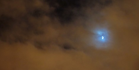 Partial Eclipse Blood Moon